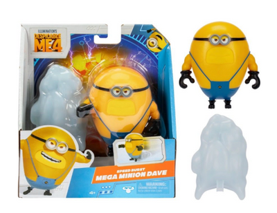 Universal Studios Despicable Me 4 Minions Speed Burst Mega Minion Dave New Box