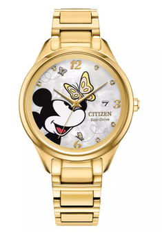 Disney Parks Mickey Mouse Butterfly Watch by Citizen New With Tag