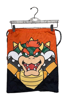 Universal Studios Super Nintendo World Bowser Drawstring Bag Backpack New W Tag