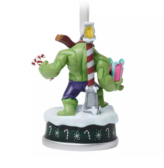 Disney Parks Hulk Holiday Light Up Living Magic Sketchbook Christmas Ornament N