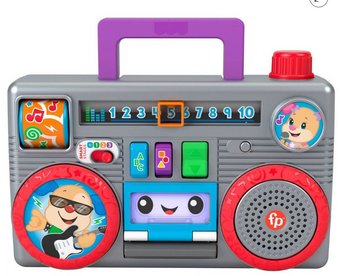 Fisher-Price Laugh & Learn Busy Boombox Toy New With Box
