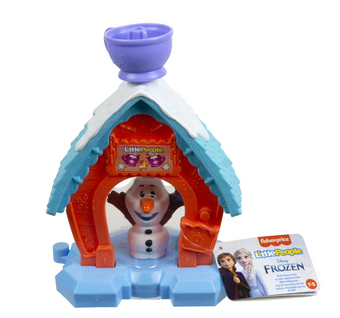 Disney Fisher Price Little People Frozen Olaf’s Cocoa Cafe Mini Playset New Tag