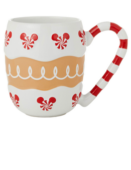 Hallmark Disney Gingerbread Mickey Icon Holiday Coffee Mug 15.5 oz New