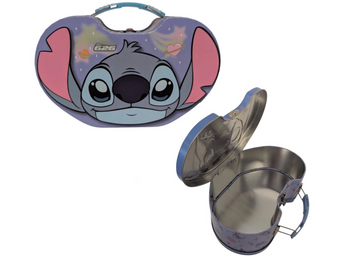 Disney Stitch Easter Purple Tin Carrier Gift Box Toy New with Tag