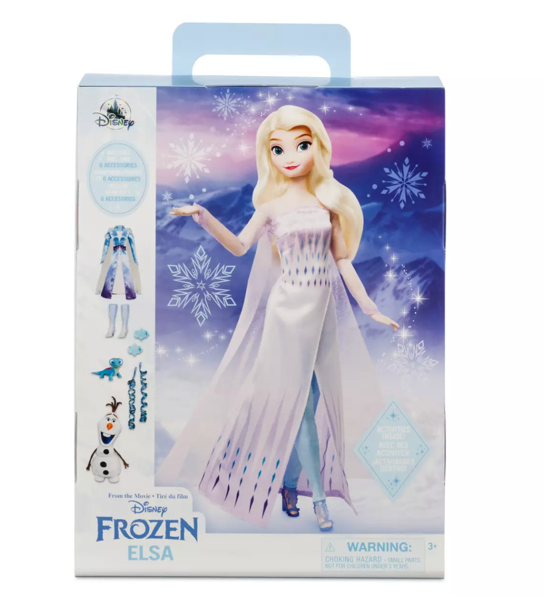 Disney Story Doll with Accessories and Activity Frozen Elsa New with Box