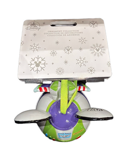 Disney Parks Toy Story Buzz Lightyear Ear Hat Christmas Ornament New with Tag