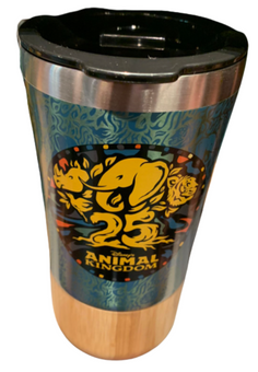 Disney Parks 25th Animal Kingdom Tree of Life Travel Tumbler New with Tag