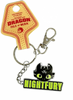 Universal Studios How To Train Your Dragon Toothless Nightfury Face Keychain New