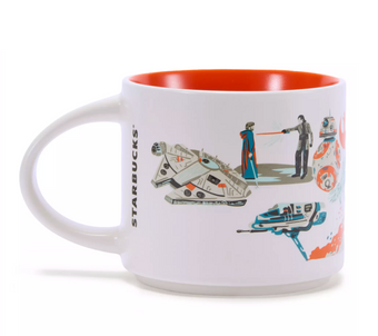 Disney Parks Starbucks Discovery Series Star Wars Crait Mug New With Box