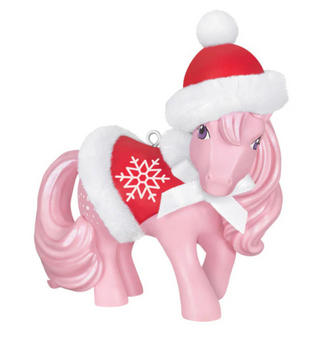 Hallmark Hasbro My Little Pony Winter Chic Cotton Candy Ornament New With Tag
