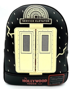 Disney Parks Tower of Terror Stitch Donald Mickey Loungefly Backpack New W Tag