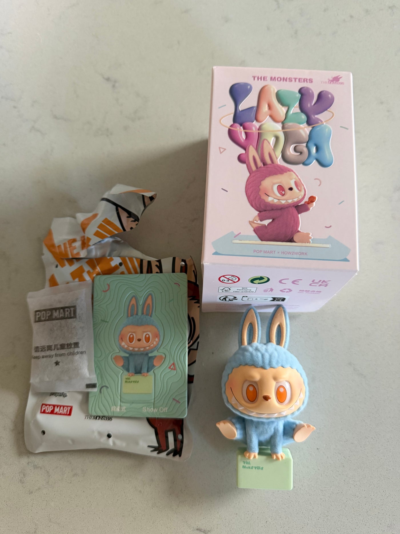 Pop Mart Labubu The Monsters Lazy Yoga Show Off Figure USA SELLER New with Box