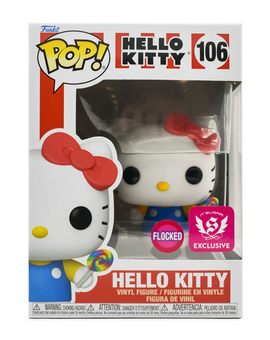 Funko Pop Sanrio Hello Kitty with Lollipop Flocked Exclusive Vinyl Figure Sugar