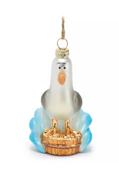 Disney Parks Finding Nemo Seagull Glass Christmas Ornament New With Tag