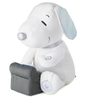 Hallmark Peanuts 75th Anniversary Snoopy With Typewriter Musical Plush New w Tag