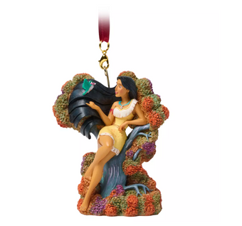 Disney Sketchbook Princess Pocahontas and Flit Christmas Ornament New with Tag
