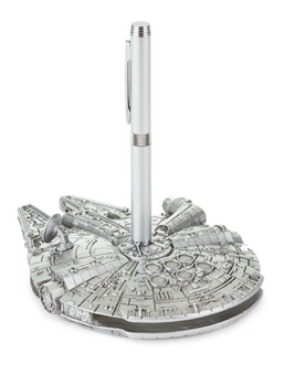 Hallmark Disney Star Wars Millennium Falcon Desk Accessory With Pen New With Tag