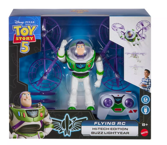 Buzz Lightyear Flying RC Hi Tech Edition Action Figure Toy Story 5 New with Box