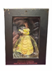 Disney Parks Princess Belle Glitter Porcelain Christmas Ornament New with Box