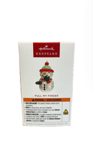 Hallmark 2025 Keepsake Pull My Finger Christmas Ornament With Sound New w Box