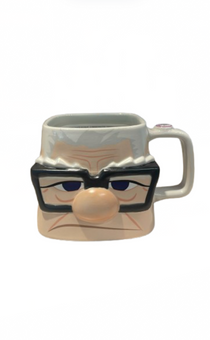 Disney Parks Pixar Up Carl Fredricksen Sculpted 19oz Coffee Mug New