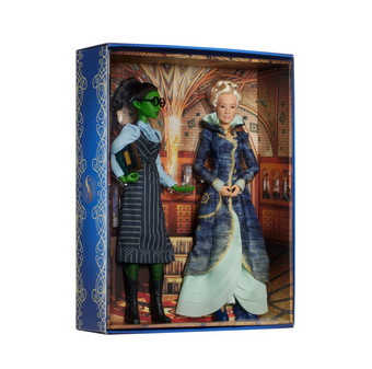 Universal Studios Wicked Elphaba and Madame Morrible Collectible Doll Set New