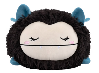Squishmallows Skip Gray and Black Bigfoot Bat Weighted Sleepamallows Plush New