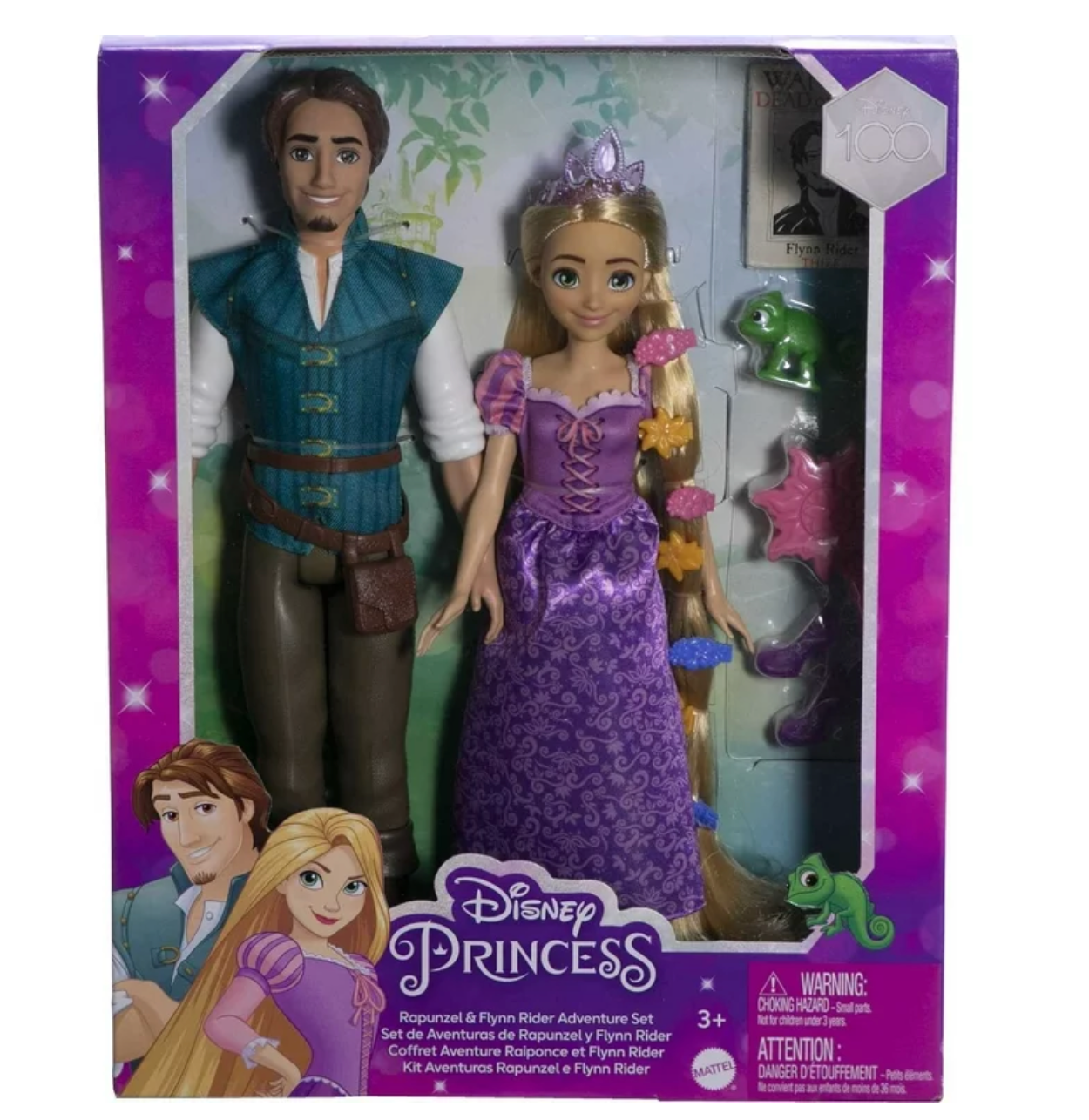 Disney Princess Rapunzel and Flynn Rider Dolls and Accessories Toys Doll New
