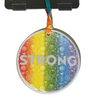 Disney Parks Marvel Pride Collection Strong Disc Christmas Ornament New with Tag