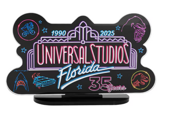 Universal Studios Retro Marquee 35th Anniversary Acrylic Sign New With Tag