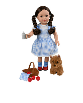My Life As Wizard of Oz Dorothy 18inch Doll Brunette Hair Brown Eyes New w Box