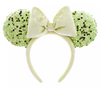 Disney ParksMinnie Mouse Sequined Ears Headband Tinker Bell Green New with Tag