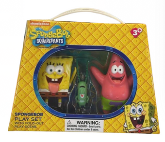 Universal Studios Spongebob Squarepants Play Set Figures Toy New With Tag