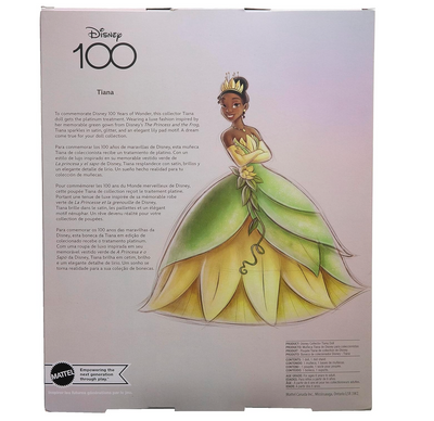 Disney Disney 100 Celebration Princess Tiana Collector Doll New with Box