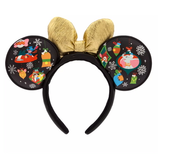 Disney Classics Christmas Light-Up Ornament Ear Headband for Adults New with Tag