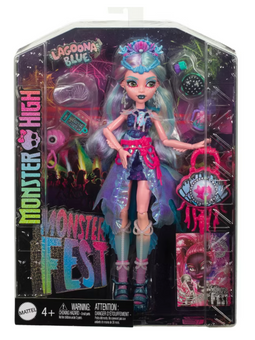 Monster High 12.7" Fest Lagoona Blue Fashion Doll Festival Outfit Toy New W Box