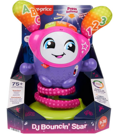 Fisher-Price DJ Bouncin' Star Toy New With Box