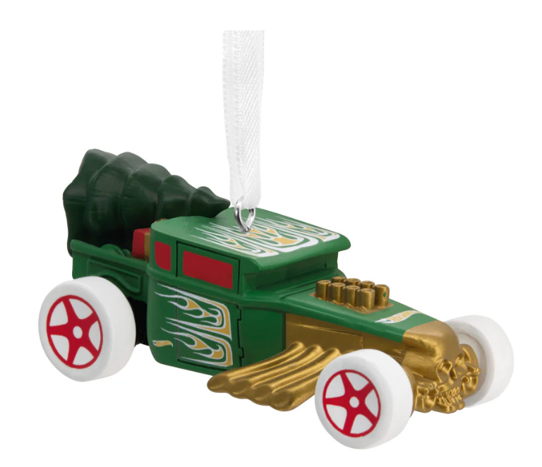 Hallmark Hot Wheels Holiday Bone Shaker Christmas Ornament New With Box