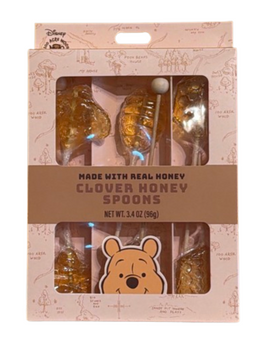 Disney Parks Winnie The Pooh Clover Honey Spoons 100 Acre Wood Tea New