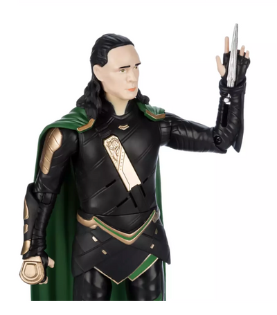 Disney Parks Marvel Loki Power Icons Talking Action Figure New With Box