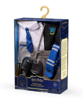 Harry Potter Ravenclaw School Uniform with Wand 18in Dolls Toy New With Tag