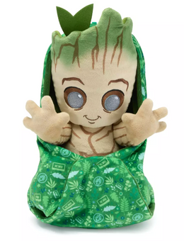 Disney Parks Groot Plush Blanket Pouch Guardians of Galaxy Baby Toy New With Tag