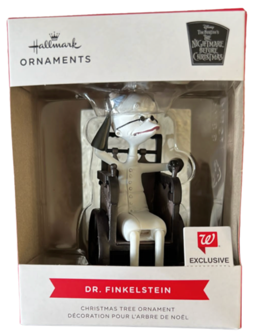 Hallmark Nightmare Before Christmas Dr. Finkelstein Ornament New With Box