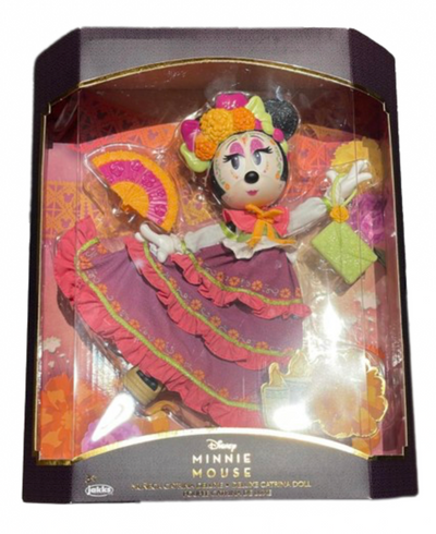 Disney Parks Epcot Mexico Minnie Mouse Deluxe Catrina Doll New With Tag