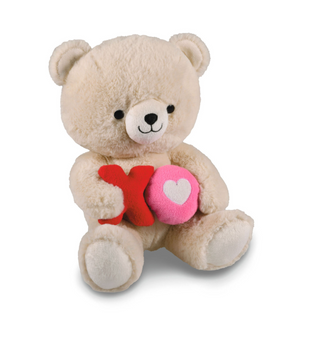Hallmark Valentine Bear Holding XO with Heart Plush New with Tag