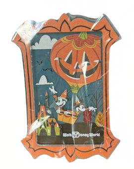 Disney Parks Halloween 2025 WDW Mickey Mouse Pumpkin Magnet New With Tag