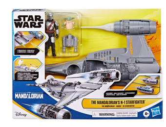 Disney Star Wars The Mandalorian's N-1 Starfighter and Figure Set