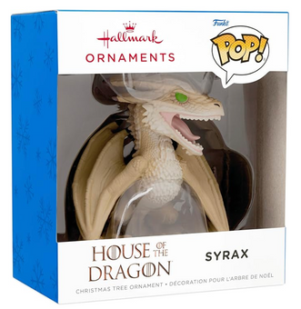 Hallmark House of the Dragon Syrax Funko POP! Christmas Ornament New With Box