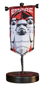 Disney Parks Star Wars First Order Loyal to the Empire Flag Stand New With Tag