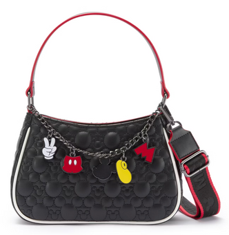 Disney Parks Loungefly Mickey Mouse Crossbody Bag Black New with Tag